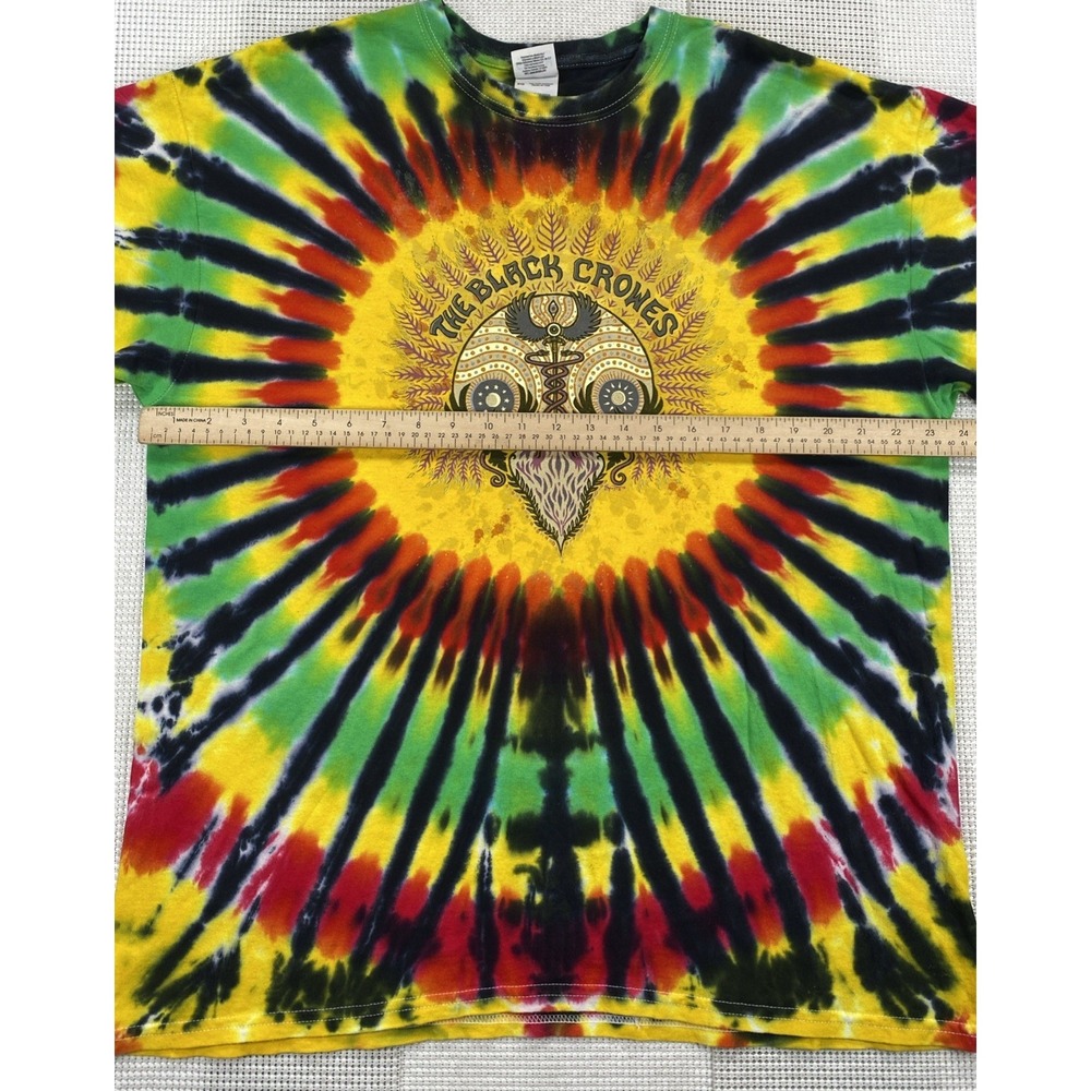 The Black Crowes Men's XL Band Tie Dye T-Shirt Euphoria Or Bust 2008 - Picture 4 of 7